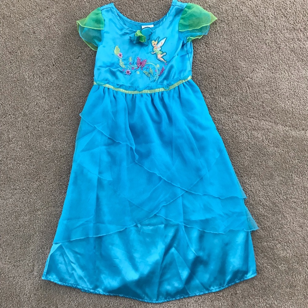 Disney Girl’s Tinker Bell Dress, 4 - Picture 1 of 6